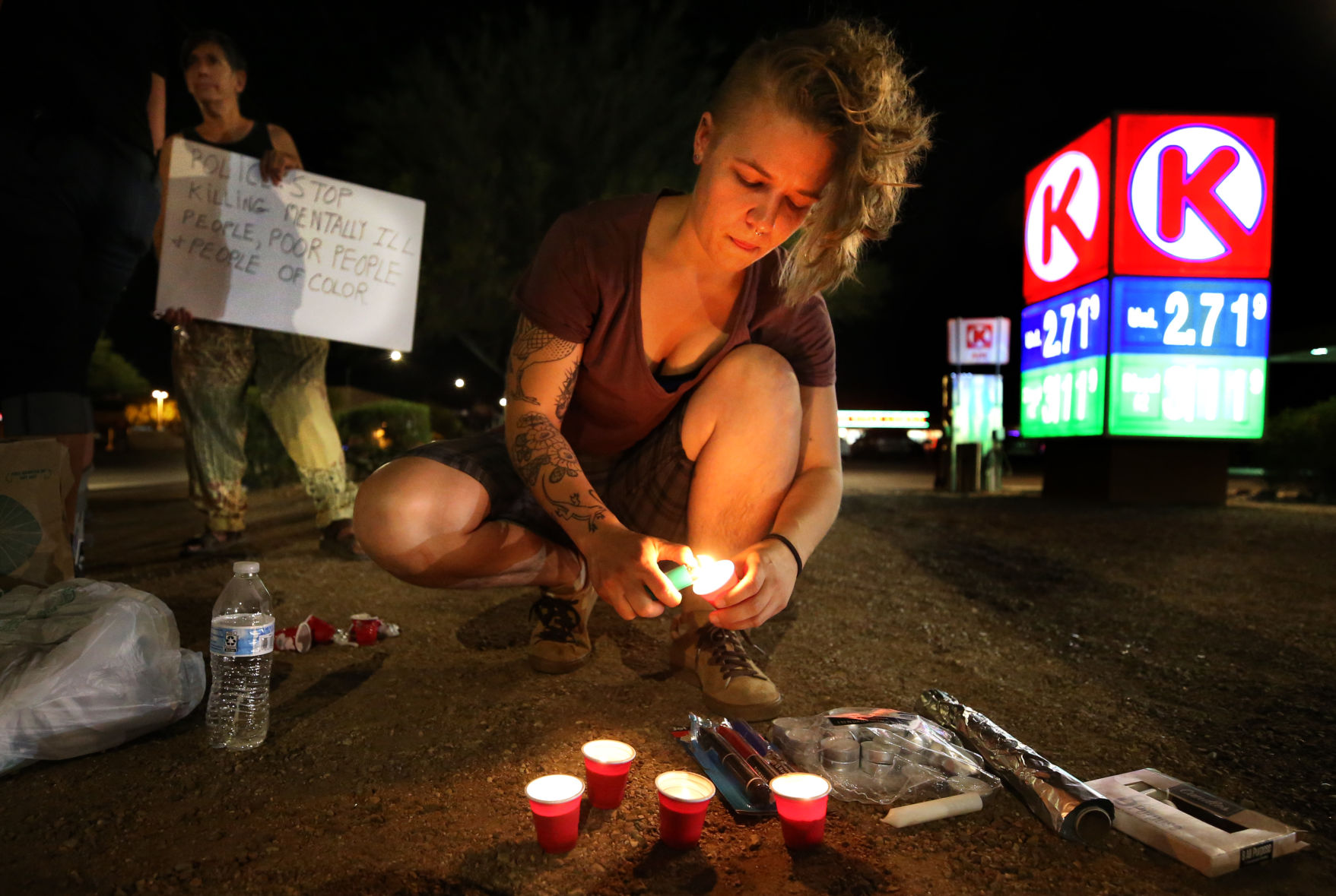 TPD shooting protest
